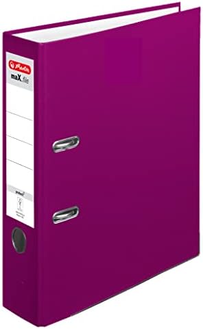 Herlitz maX.file protect Ordner A4 Kantenschutz 8 cm Rückenbreite Beere Violett 20 Stück