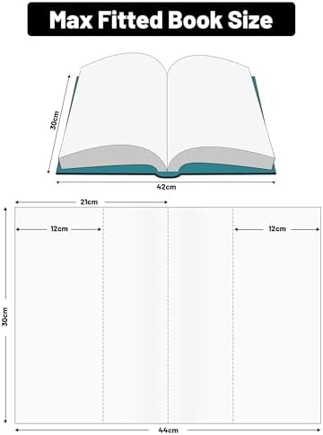 Wasserdichte Wiederverwendbare Buchumschläge 10 Stück A4 für Schulbücher Transparent
