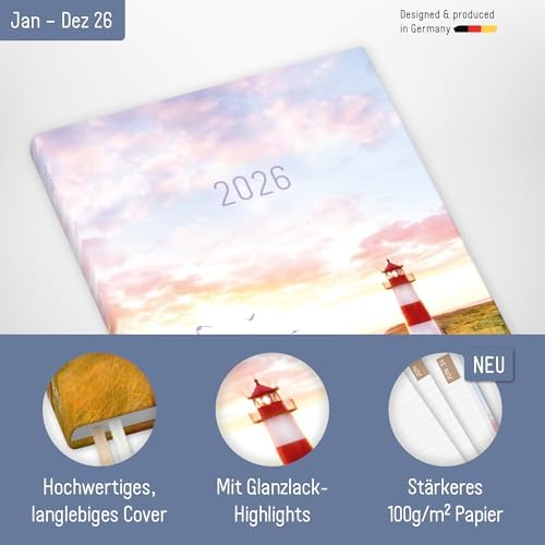 Häfft® Chäff-Timer Classic Kalender 2026 A5 nachhaltig FSC-zertifiziert Wochenplaner Terminplaner