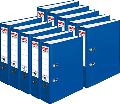 Herlitz maX.File Protect Ordner A4 8 cm breit 10er Pack blau